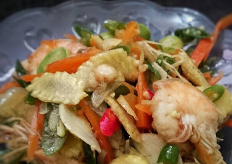 Resep Tumis buncis dan udang