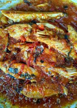 Geseng cakalang khas situbondo a.k.a tongkol bumbu merah