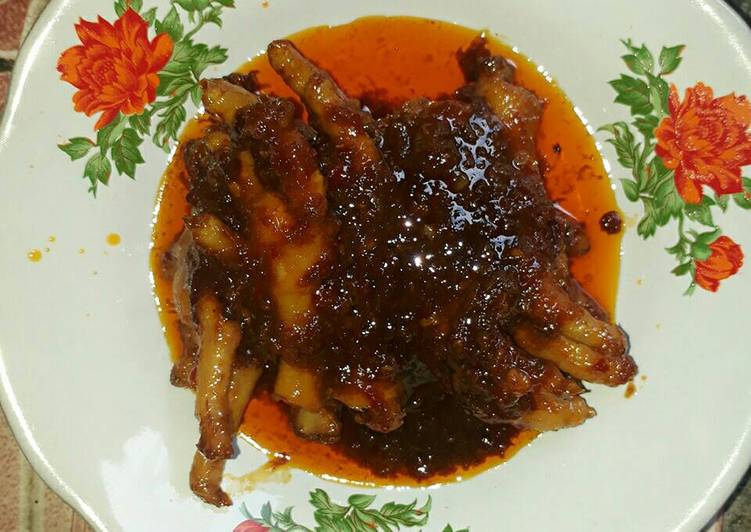 Resep Ceker Mercon Pedes Manis Karya NK PUTRI