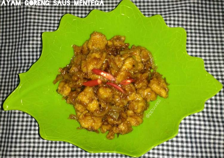 resep masakan Ayam Goreng Saus Mentega