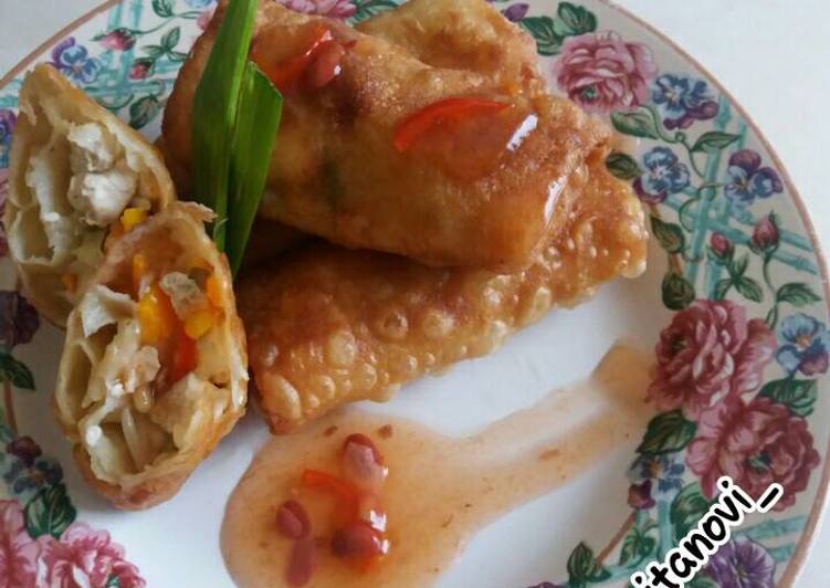 resep Lumpia dengan Saos Tauco