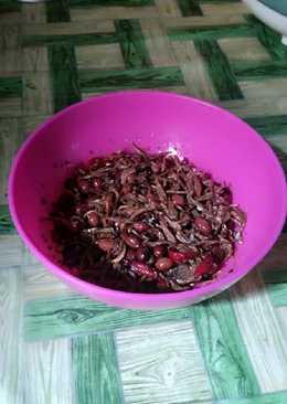 Teri goreng campur kacang