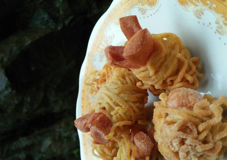 gambar untuk resep makanan Sosis gulung mie anti hambur