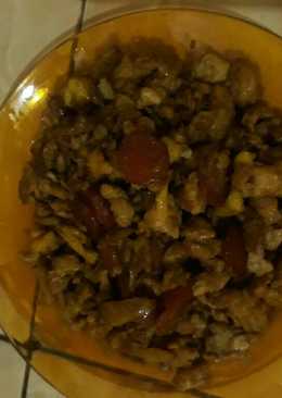 Telor kecap orak arik sosis