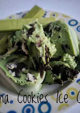 Matcha cookies ice cream