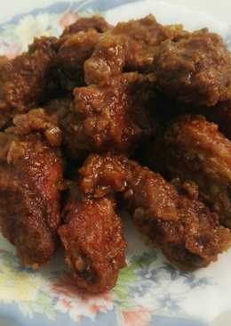 Ayam goreng saus pedas manis