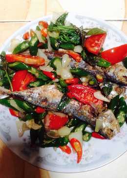 Ikan asin peda tumis kering