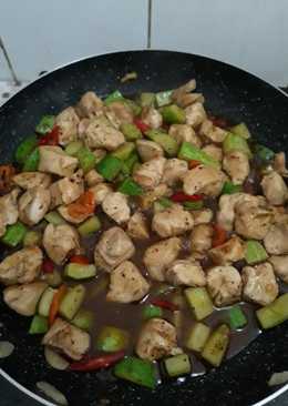 Ayam lada hitam#bikinramadhanberkesan