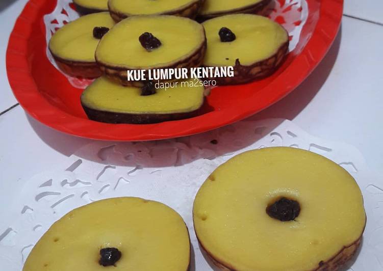 resep lengkap untuk Kue lumpur kentang