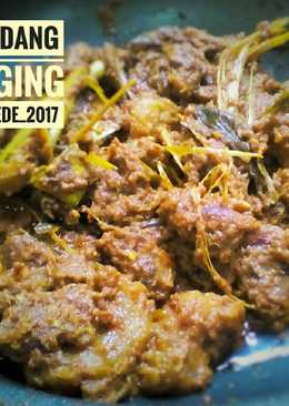 Rendang Daging Ala Eladede