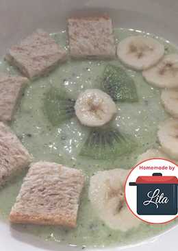 [Diet] Smoothie Kiwi Yogurt Pisang Gandum #homemadebylita