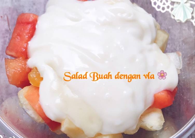 gambar untuk resep makanan Salad Buah ?? dengan vla