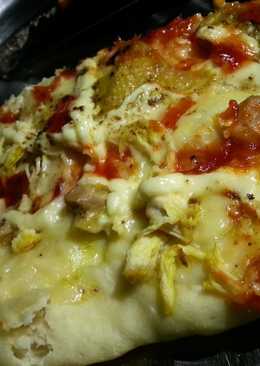 Piza Ayam Mayo Cheese (pake happycall)