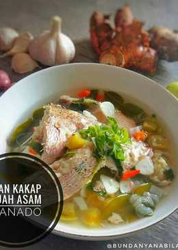 Ikan kakap kuah asam manado