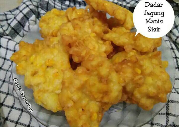 resep makanan Dadar Jagung Manis (sisir)