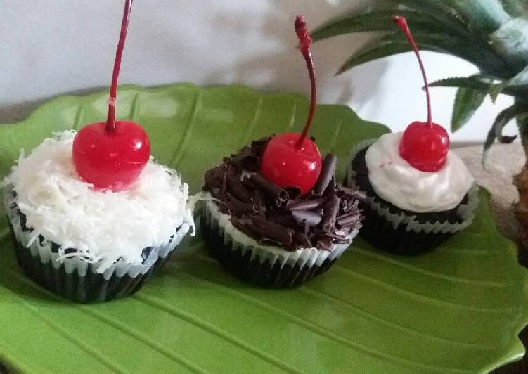 Resep Chocolate Cupcake (no egg no mixer) Karya Dheean_1