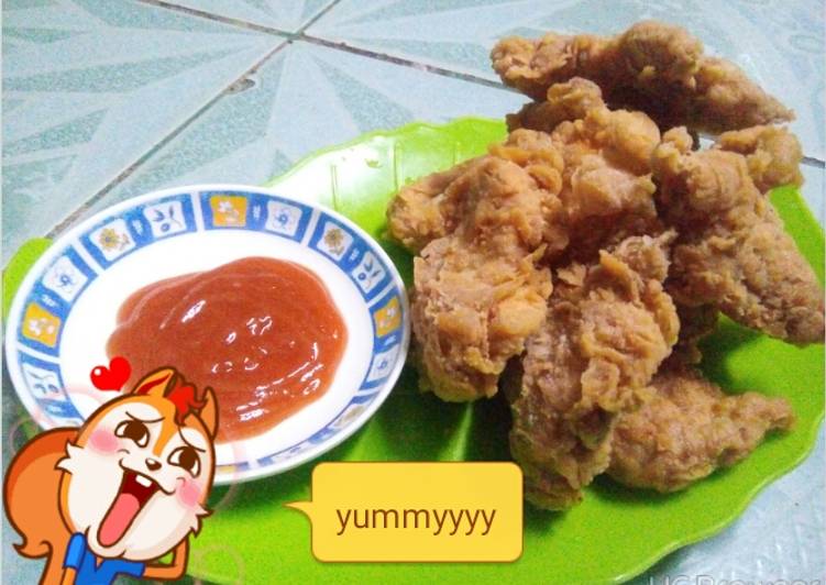 resep makanan Resep sederhana ayam KFC ala rumahan