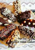 Lolipop pisang coklat