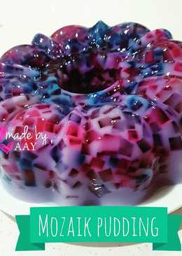 Milk mozaik pudding