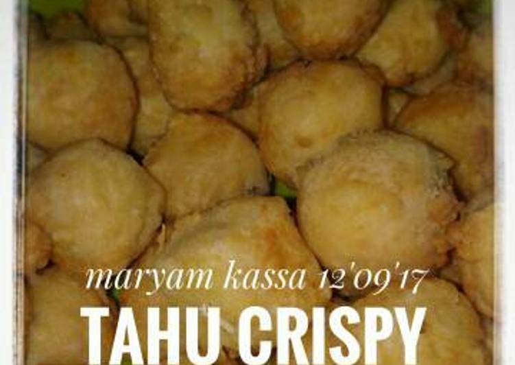 Resep Tahu crispy Oleh Maryam Kassa