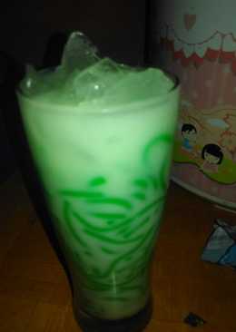Cendol tepung beras kuah susu
