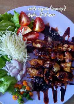 Sate ayam bumbu kecap