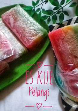 Es gabus/es kue pelangi