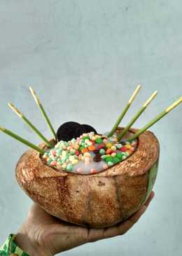 Es krim klamudz (kelapa muda lezat)