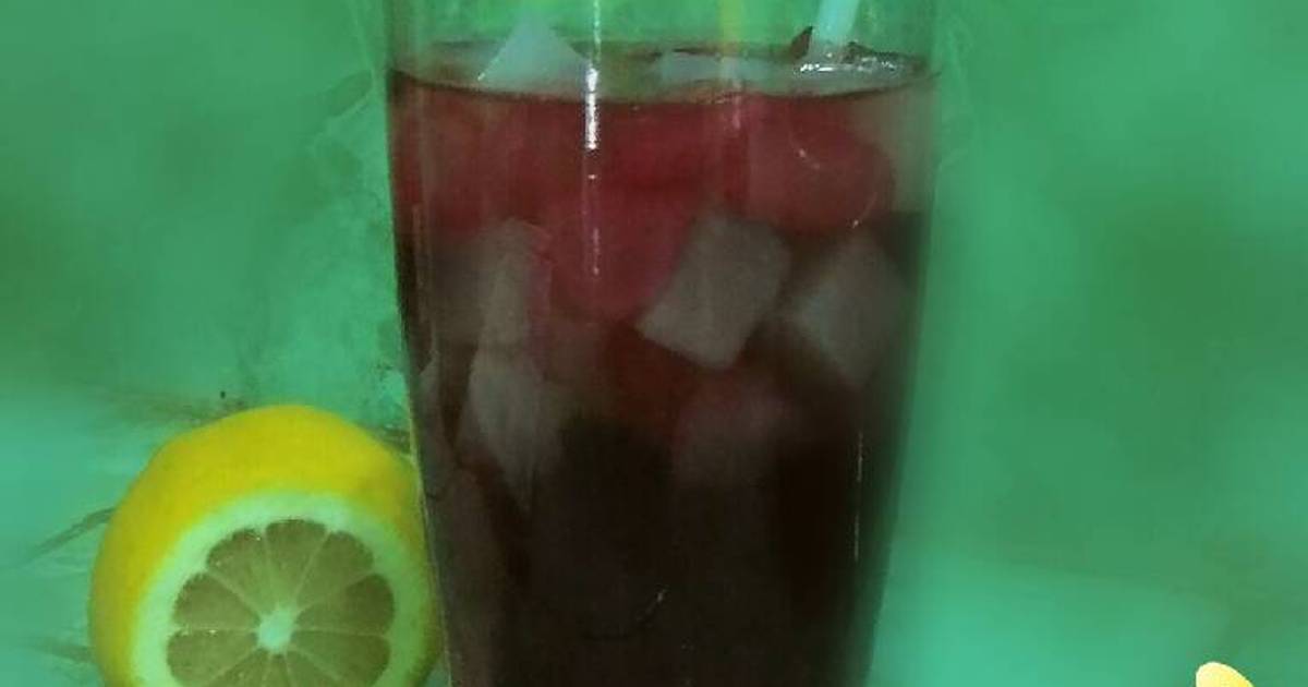 Resep Es cincau mix lemon