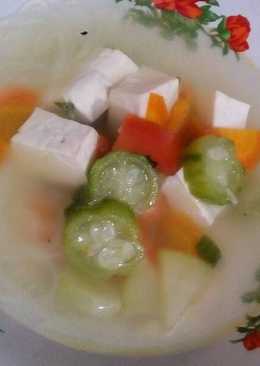 Sayur bening oyong campur"