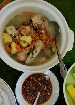 Sup Ayam Kampung kuah bening
