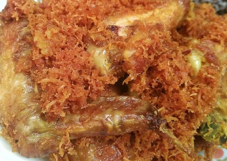 resep masakan Ayam goreng serundeng minimalis