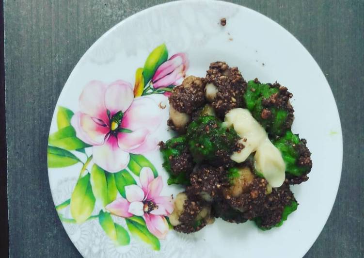 Klepon coklat kacang recipe main photo