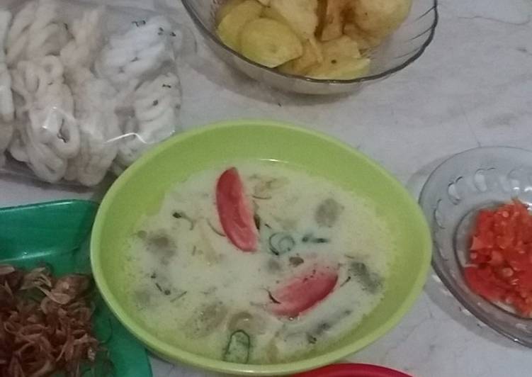 gambar untuk cara membuat Soto betawi susu