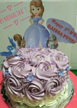 Ombre Cake by Monalika's (Resep Bolu Coklat)