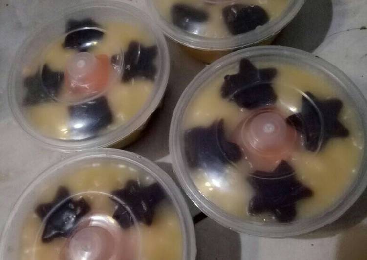 Resep Puding jelly keju Dari adh13s