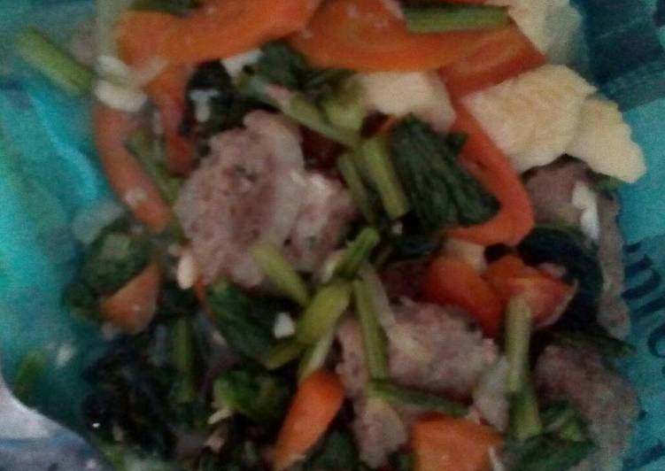 Cah sayur sederhana