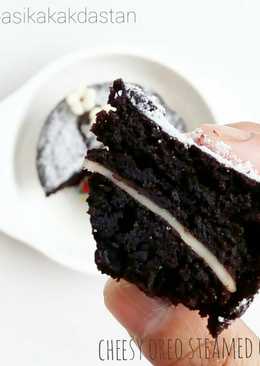 Cheesy Oreo Steamed Cake - MPASI