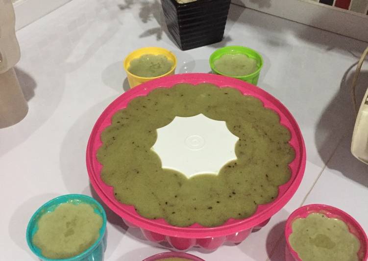 resep masakan Agar - agar pisang pandan nyoklat