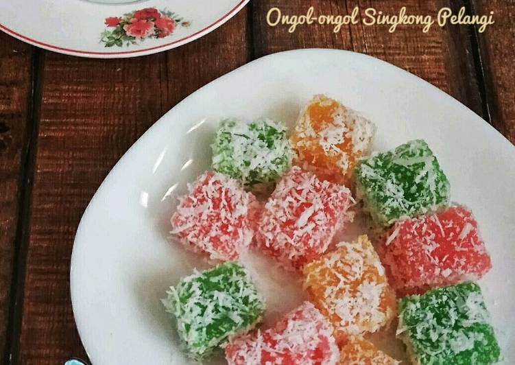 resep makanan Ongol-ongol Singkong Pelangi