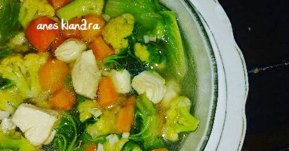 Resep Sup ayam ala Anes Kiandra