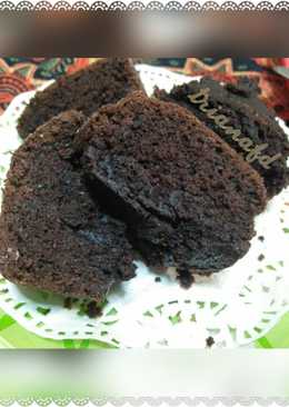 Brownies panggang/kukus nyoklat (eggless, no mixer, no oven) *cocok untuk snacktime anak*