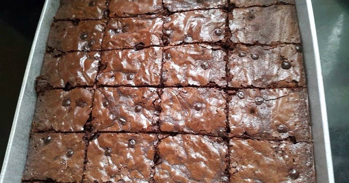 Resep Brownies Shiny Crust Resep Brownies Shiny Crust