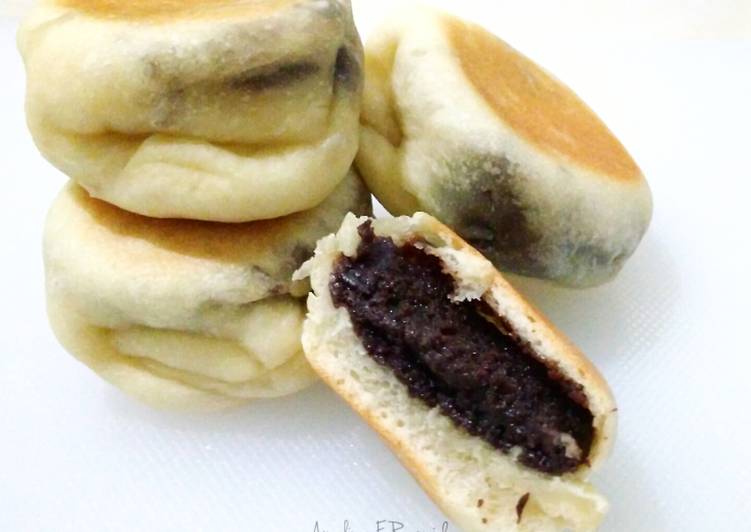 resep masakan Bakpia Cokelat Basah (Teflon)