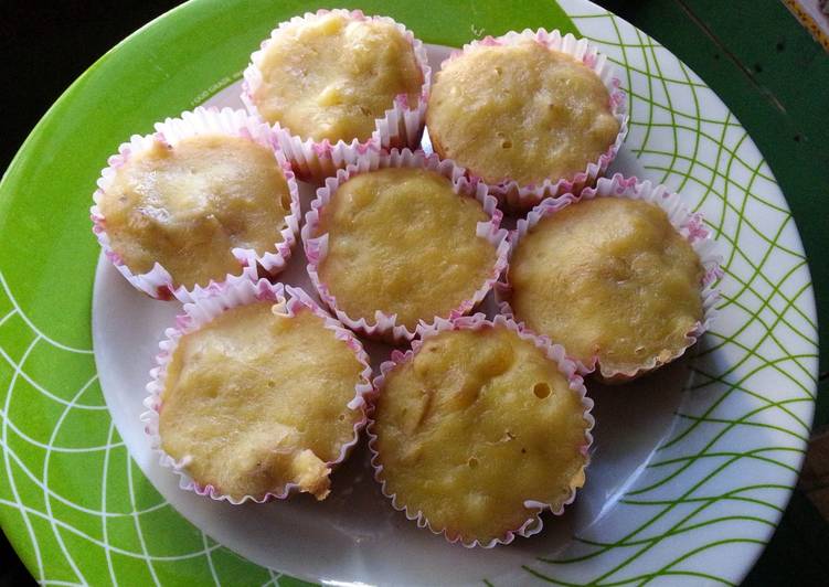 gambar untuk resep makanan Banana Cake versi cupcake (pake happycall)