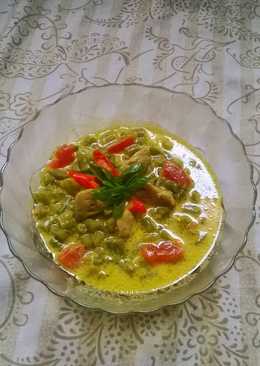 Sayur santen kacang panjang