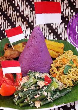 Tumpeng Ubi Ungu