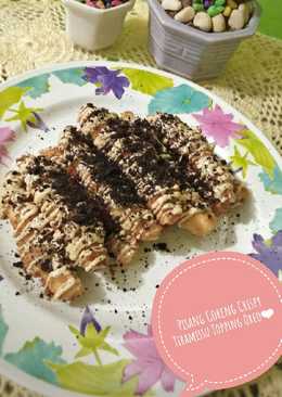 Pisang Goreng Crispy Tiramissu Topping Oreo