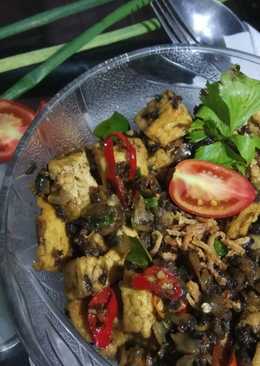 Oseng Kerang Kupas Tahu