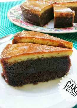 Caramel puding cake